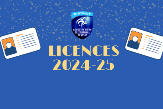 licence foot Saône et Loire 2024 2025