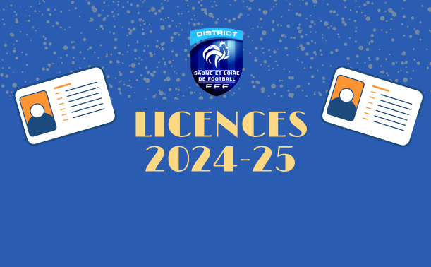 licence foot Saône et Loire 2024 2025